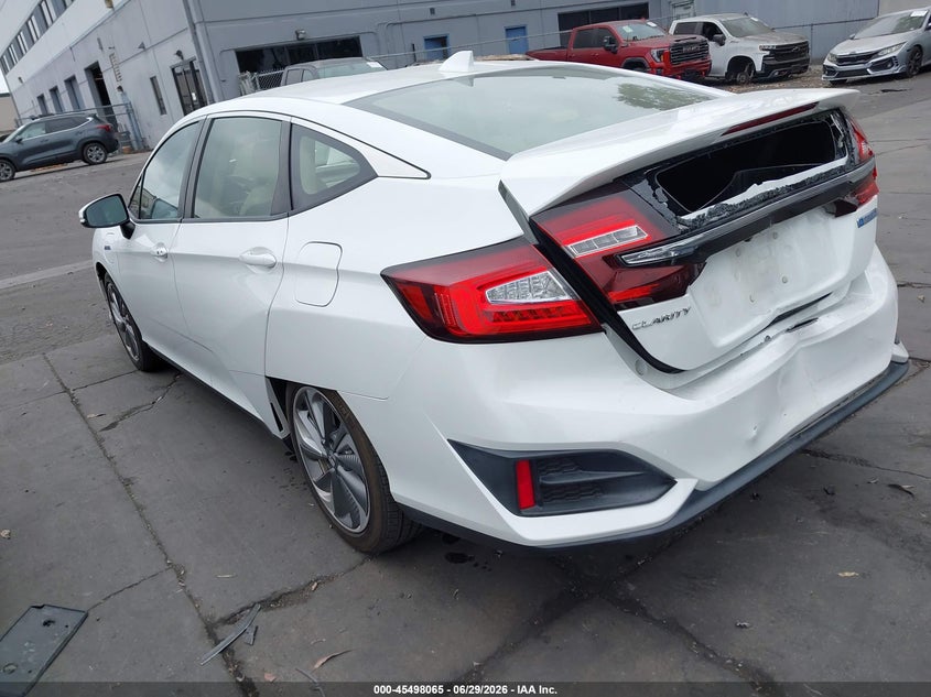 2018 Honda Clarity VIN JHMZC5F17JC018201 IAAI salvage auction — REAR END, Salvage Title, sold $5,400 on 2026-07-12 (photo 3)