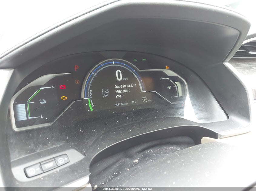 2018 Honda Clarity VIN JHMZC5F17JC018201 IAAI salvage auction — REAR END, Salvage Title, sold $5,400 on 2026-07-12 (photo 7)