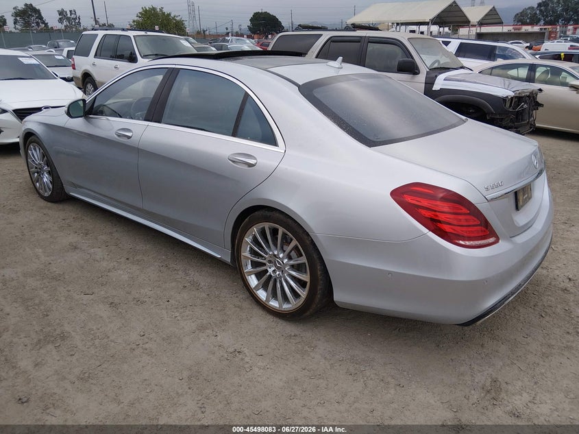 2015 Mercedes-benz S-klasse VIN WDDUG8CB4FA203507 IAAI salvage auction — FRONT END, Wait Title, sold $8,000 on 2026-08-09 (photo 3)