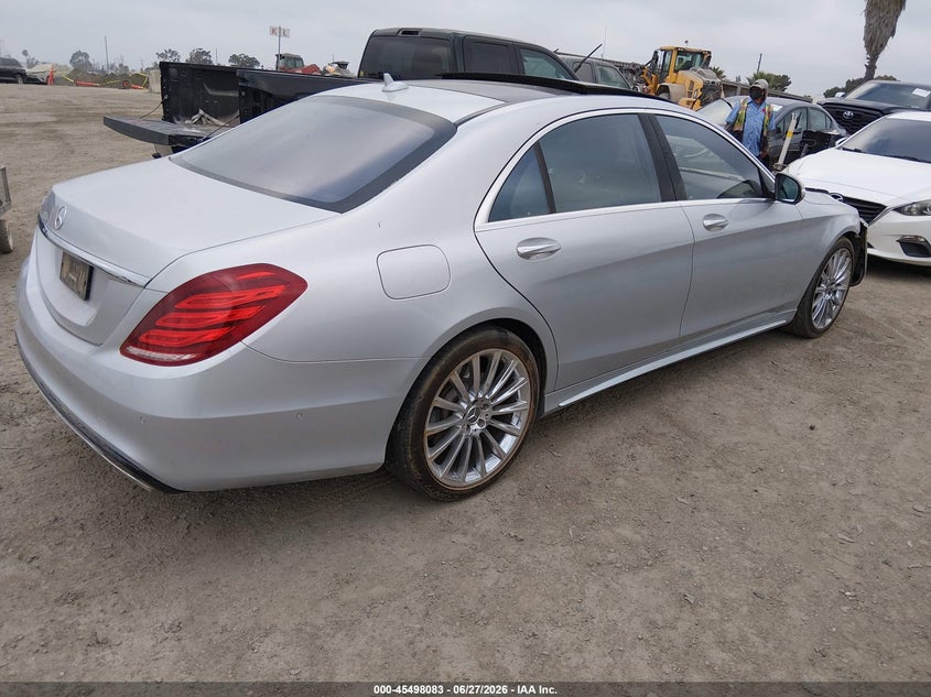 2015 Mercedes-benz S-klasse VIN WDDUG8CB4FA203507 IAAI salvage auction — FRONT END, Wait Title, sold $8,000 on 2026-08-09 (photo 4)