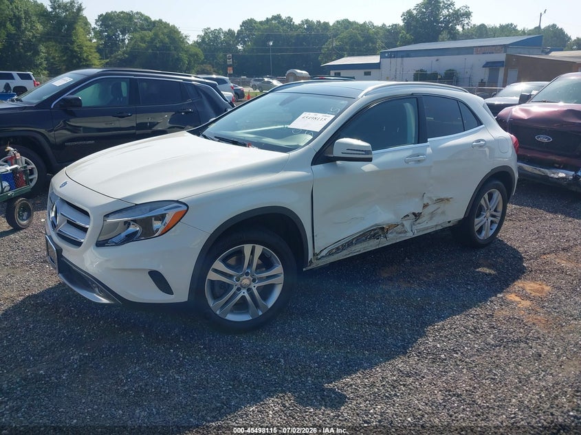 2016 Mercedes-benz Gla-klasse VIN WDCTG4GB4GJ188530 IAAI salvage auction — LEFT SIDE, Wait Title, sold $3,150 on 2026-08-11 (photo 2)
