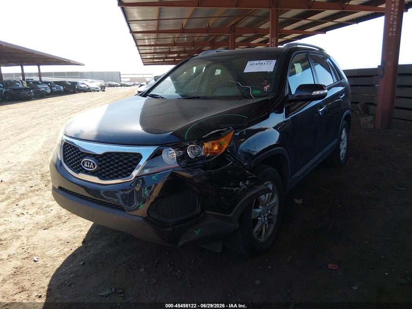 2013 Kia Sorento VIN 5XYKT4A21DG338322 IAAI salvage auction — LEFT FRONT, Salvage (Arizona), sold $25 on 2026-07-28 (photo 6)