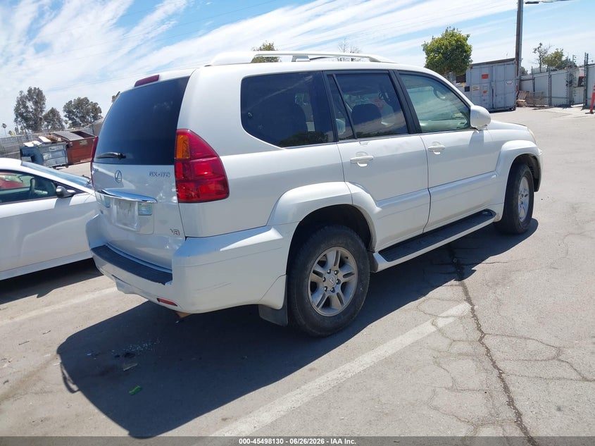 2006 Lexus Gx 470 VIN JTJBT20X460115425 IAAI salvage auction — NORMAL WEAR, Clear - Dealer Only (California), sold $3,600 on 2026-07-21 (photo 4)