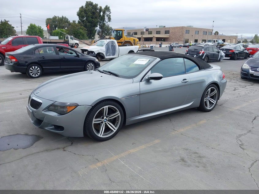 2007 BMW M6 VIN WBSEK93537CS32783 IAAI salvage auction — NORMAL WEAR, Clear - Dealer Only (California), sold $5,850 on 2026-07-29 (photo 2)