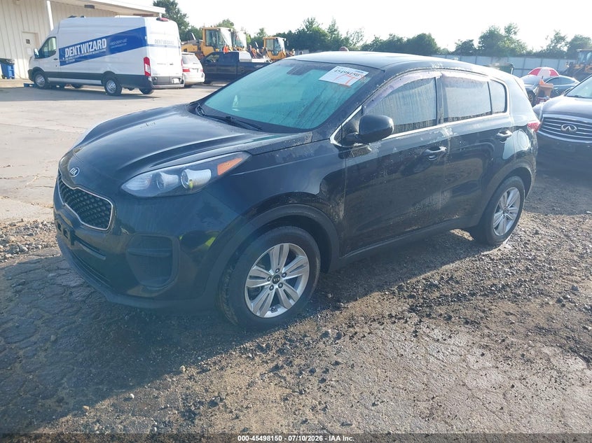 2017 Kia Sportage VIN KNDPM3AC7H7233566 IAAI salvage auction — NORMAL WEAR, Repossession Paperwork (Georgia), sold $525 on 2026-07-16 (photo 2)