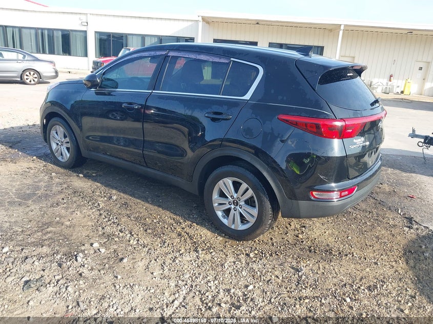 2017 Kia Sportage VIN KNDPM3AC7H7233566 IAAI salvage auction — NORMAL WEAR, Repossession Paperwork (Georgia), sold $525 on 2026-07-16 (photo 3)