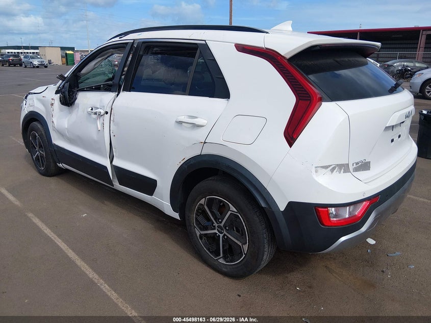 2024 Kia Niro VIN KNDCR3LE7R5187474 IAAI salvage auction — ROLLOVER, Clear (Hawaii), sold $1,825 on 2026-07-28 (photo 3)