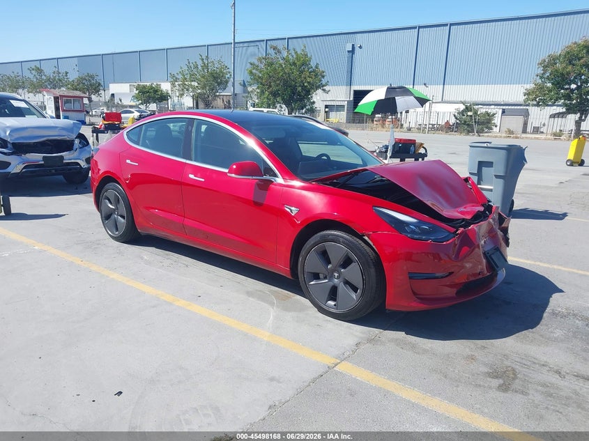 2019 Tesla Model 3 VIN 5YJ3E1EA9KF299076 IAAI salvage auction — FRONT END, Salvage (California), sold $3,475 on 2026-07-23 (photo 1)