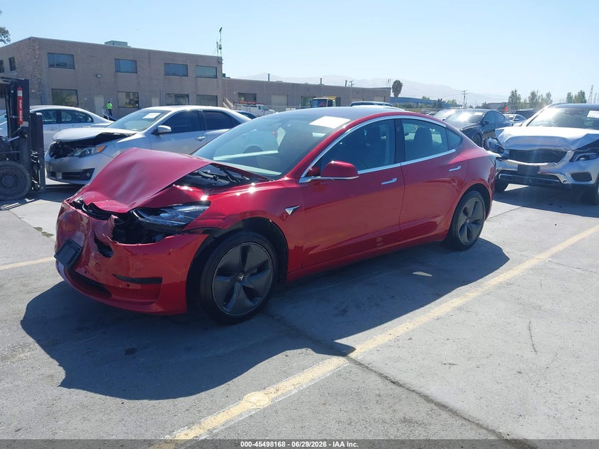 2019 Tesla Model 3 VIN 5YJ3E1EA9KF299076 IAAI salvage auction — FRONT END, Salvage (California), sold $3,475 on 2026-07-23 (photo 2)