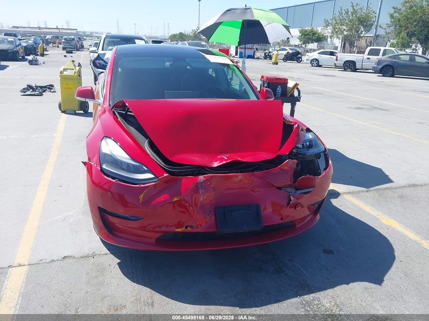 2019 Tesla Model 3 VIN 5YJ3E1EA9KF299076 IAAI salvage auction — FRONT END, Salvage (California), sold $3,475 on 2026-07-23 (photo 6)