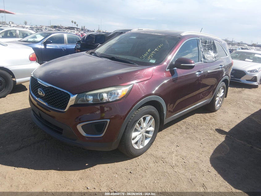 2017 Kia Sorento VIN 5XYPG4A3XHG191510 IAAI salvage auction — NORMAL WEAR, Clear-Dealer Only (Arizona), sold $2,825 on 2026-07-07 (photo 2)