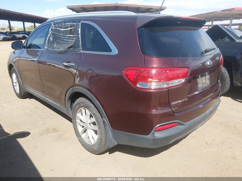 2017 Kia Sorento VIN 5XYPG4A3XHG191510 IAAI salvage auction — NORMAL WEAR, Clear-Dealer Only (Arizona), sold $2,825 on 2026-07-07 (photo 3)