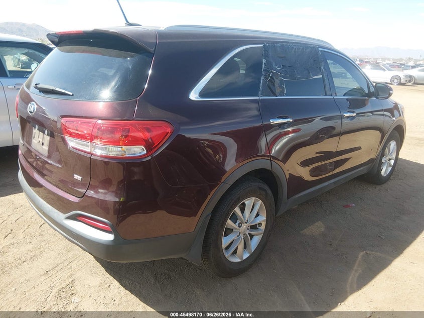 2017 Kia Sorento VIN 5XYPG4A3XHG191510 IAAI salvage auction — NORMAL WEAR, Clear-Dealer Only (Arizona), sold $2,825 on 2026-07-07 (photo 4)