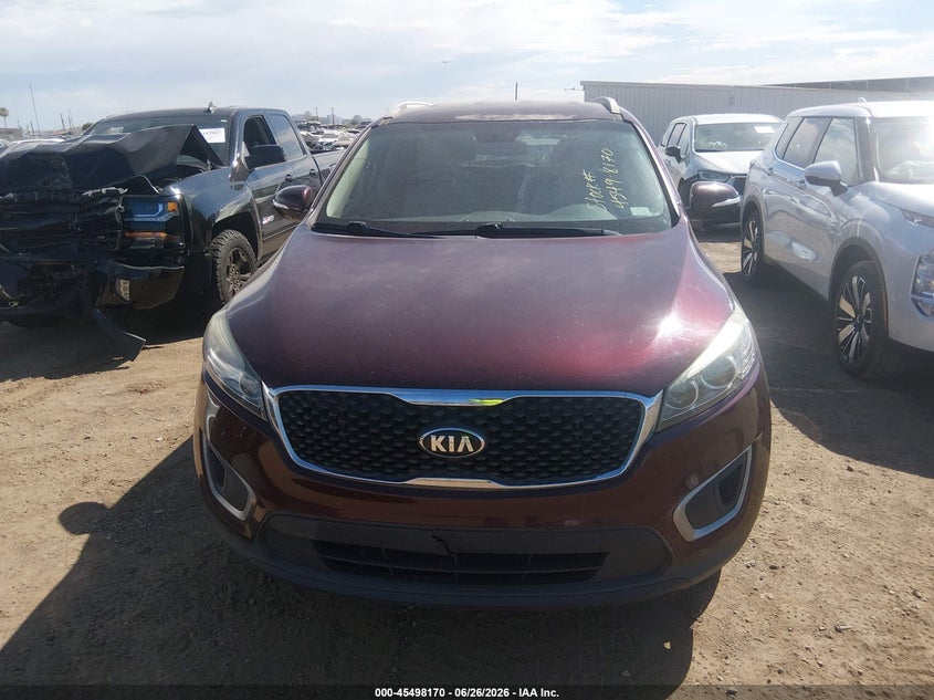 2017 Kia Sorento VIN 5XYPG4A3XHG191510 IAAI salvage auction — NORMAL WEAR, Clear-Dealer Only (Arizona), sold $2,825 on 2026-07-07 (photo 6)