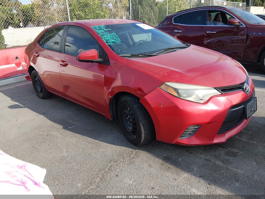 2015 Toyota Corolla VIN 5YFBURHE8FP324197 IAAI salvage auction — RIGHT FRONT, Salvage (California), sold $2,450 on 2026-07-16 (photo 1)