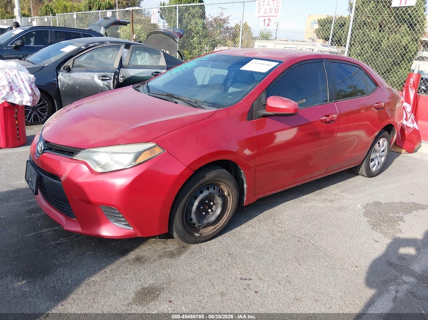 2015 Toyota Corolla VIN 5YFBURHE8FP324197 IAAI salvage auction — RIGHT FRONT, Salvage (California), sold $2,450 on 2026-07-16 (photo 2)