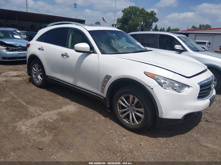 2013 Infiniti Fx37 VIN JN8CS1MW6DM170054 IAAI salvage auction — NORMAL WEAR, Original (Ohio), sold $500 on 2026-07-29 (photo 1)