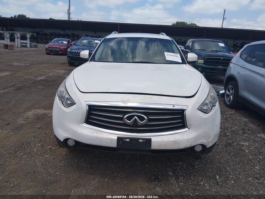 2013 Infiniti Fx37 VIN JN8CS1MW6DM170054 IAAI salvage auction — NORMAL WEAR, Original (Ohio), sold $500 on 2026-07-29 (photo 6)