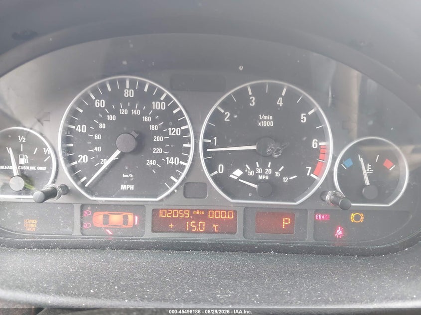 2002 BMW 3er VIN WBAEW53432PG18018 IAAI salvage auction — FRONT END, Salvage Title, sold $200 on 2026-07-21 (photo 7)