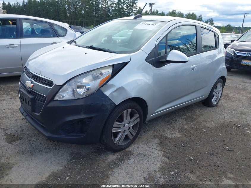 2015 Chevrolet Spark VIN KL8CD6S94FC720644 IAAI salvage auction — NORMAL WEAR, Rebuilt-Non-Public (Washington), sold $375 on 2026-07-29 (photo 2)