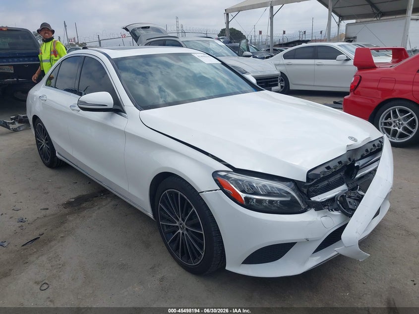 2020 Mercedes-benz C-klasse VIN W1KWF8DBXLR577806 IAAI salvage auction — FRONT END, Salvage (California), sold $7,600 on 2026-07-22 (photo 1)