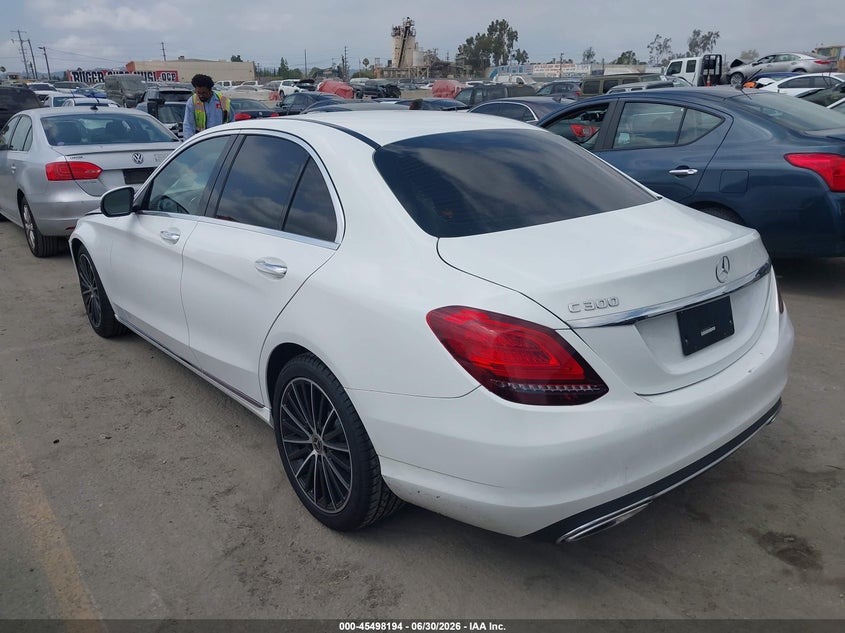 2020 Mercedes-benz C-klasse VIN W1KWF8DBXLR577806 IAAI salvage auction — FRONT END, Salvage (California), sold $7,600 on 2026-07-22 (photo 3)