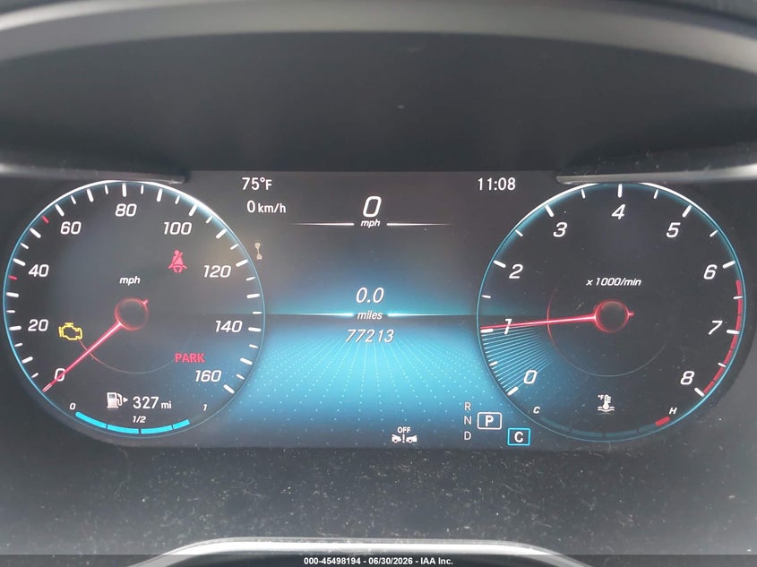 2020 Mercedes-benz C-klasse VIN W1KWF8DBXLR577806 IAAI salvage auction — FRONT END, Salvage (California), sold $7,600 on 2026-07-22 (photo 7)