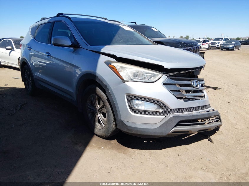 2016 Hyundai Santa fe VIN 5XYZU3LB6GG359867 IAAI salvage auction — LEFT FRONT, Salvage (Arizona), sold $2,250 on 2026-07-28 (photo 1)