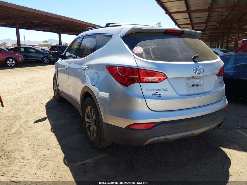 2016 Hyundai Santa fe VIN 5XYZU3LB6GG359867 IAAI salvage auction — LEFT FRONT, Salvage (Arizona), sold $2,250 on 2026-07-28 (photo 3)