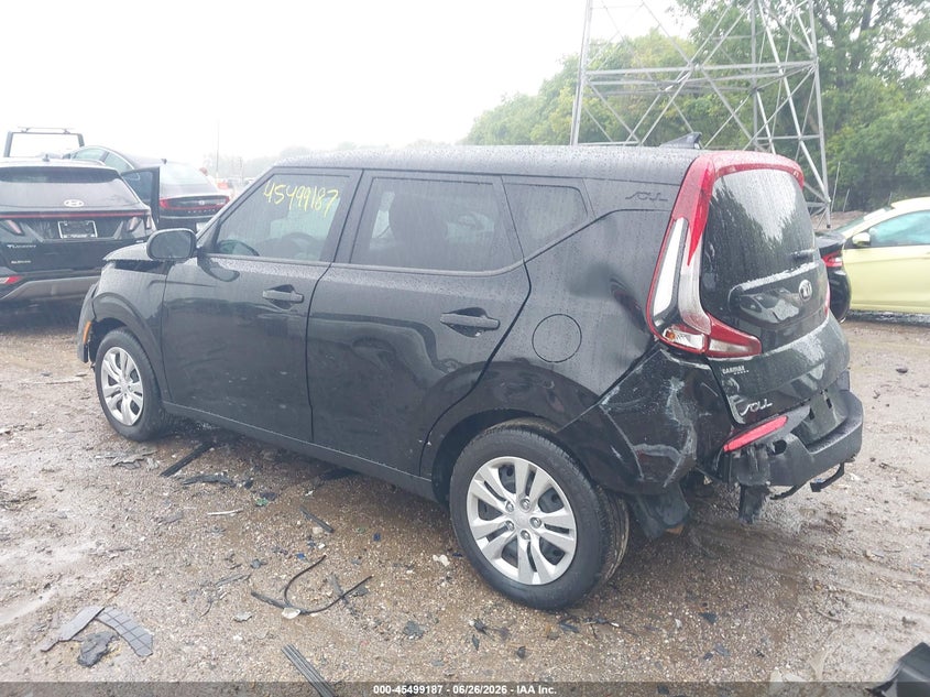 2021 Kia Soul VIN KNDJ23AU4M7148232 IAAI salvage auction — FRONT & REAR, Salvage (Indiana), sold $1,600 on 2026-08-01 (photo 2)