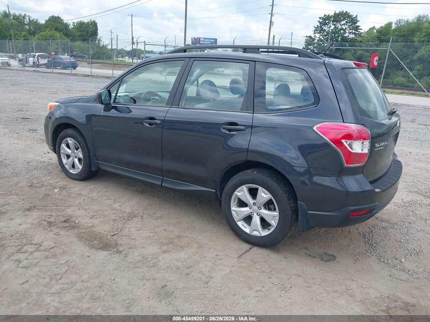 2015 Subaru Forester VIN JF2SJABC5FH829340 IAAI salvage auction — SIDE, Salvage (North Carolina), sold $3,400 on 2026-07-17 (photo 3)