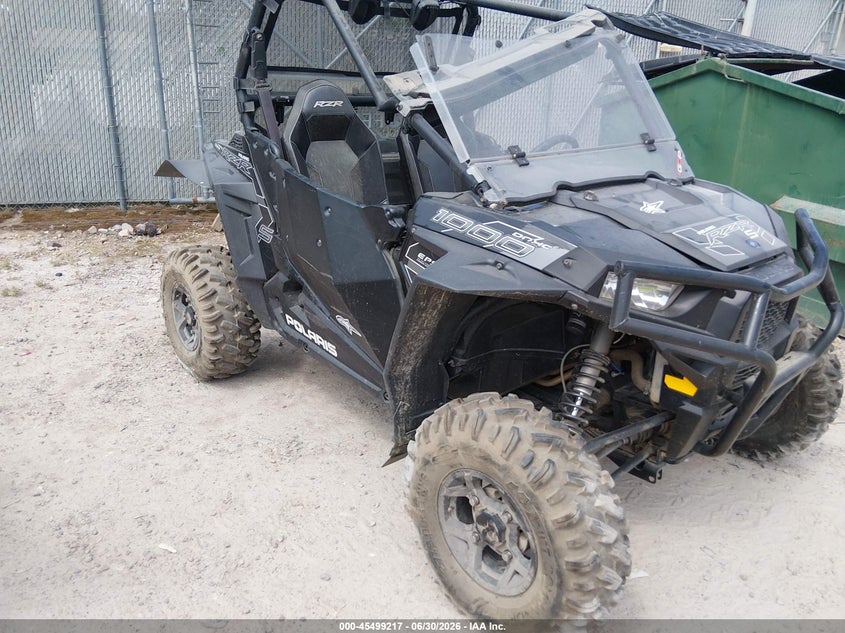 2016 Polaris Rzr VIN 4XAVBE996GB338281 IAAI salvage auction — ROLLOVER, Bill Of Sale (Wisconsin), sold $1,900 on 2026-07-10 (photo 1)