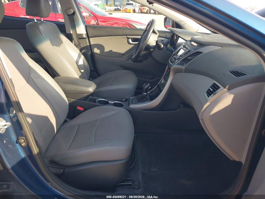 2016 Hyundai Elantra VIN KMHDH4AE0GU620907 IAAI salvage auction — REAR END, Rebuildable (Florida), sold $675 on 2026-07-21 (photo 5)