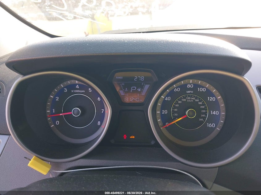 2016 Hyundai Elantra VIN KMHDH4AE0GU620907 IAAI salvage auction — REAR END, Rebuildable (Florida), sold $675 on 2026-07-21 (photo 7)