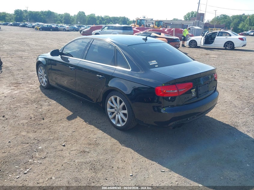 2013 Audi A4 VIN WAUFFAFL0DN007049 IAAI salvage auction — FRONT END, Salvage Title, sold $1,975 on 2026-07-29 (photo 3)