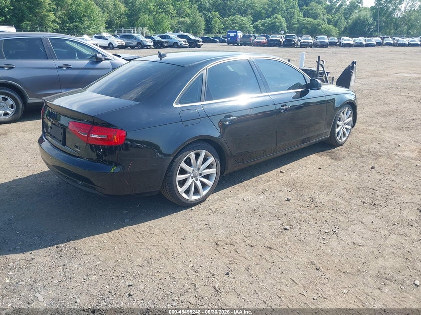 2013 Audi A4 VIN WAUFFAFL0DN007049 IAAI salvage auction — FRONT END, Salvage Title, sold $1,975 on 2026-07-29 (photo 4)