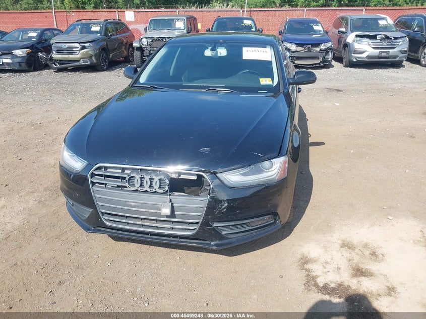 2013 Audi A4 VIN WAUFFAFL0DN007049 IAAI salvage auction — FRONT END, Salvage Title, sold $1,975 on 2026-07-29 (photo 6)