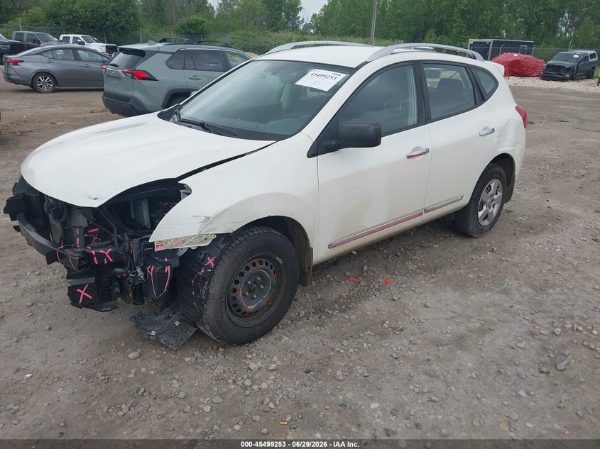 2015 Nissan Rogue VIN JN8AS5MV2FW259729 IAAI salvage auction — FRONT END, Clear (Wisconsin), sold $900 on 2026-07-30 (photo 2)