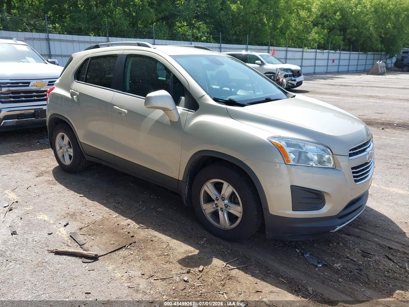 2016 Chevrolet Trax VIN 3GNCJLSB7GL169172 IAAI salvage auction — LEFT SIDE, Salvage (Michigan), sold $1,075 on 2026-08-03 (photo 1)
