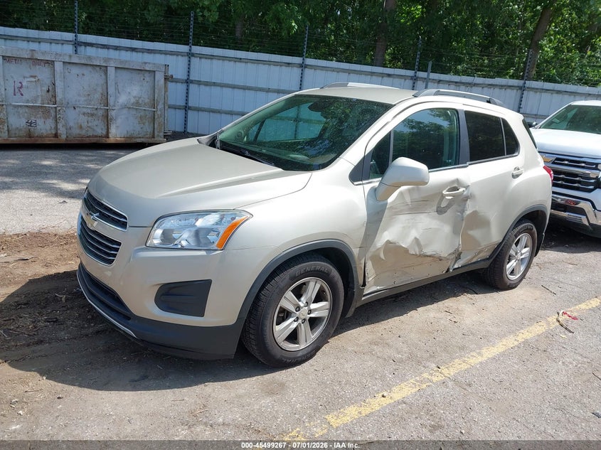 2016 Chevrolet Trax VIN 3GNCJLSB7GL169172 IAAI salvage auction — LEFT SIDE, Salvage (Michigan), sold $1,075 on 2026-08-03 (photo 2)