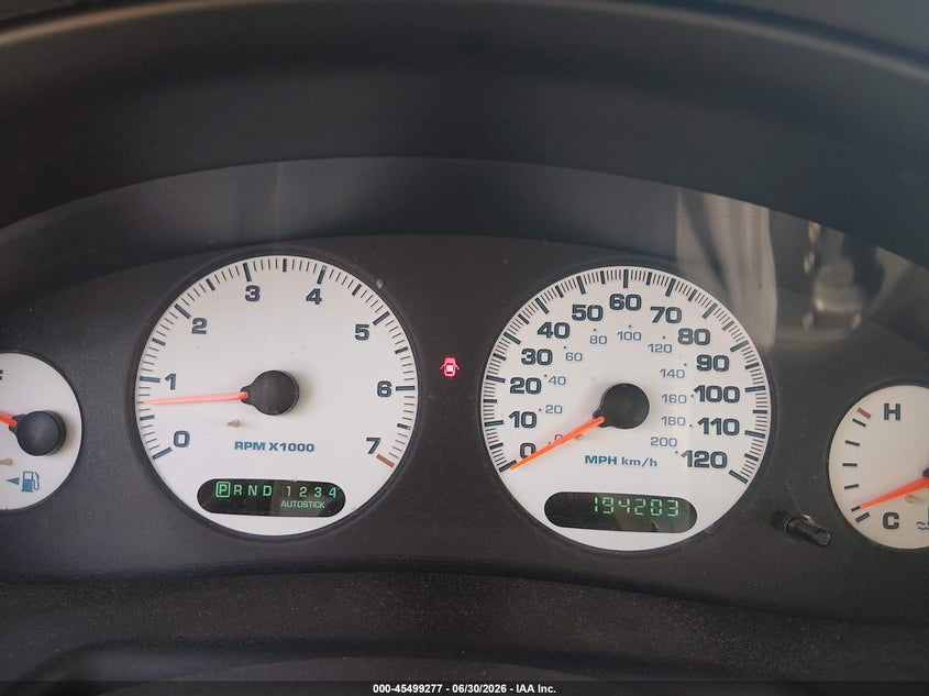1998 Dodge Intrepid VIN 2B3HD56J6WH101716 IAAI salvage auction — NORMAL WEAR, Clear (Georgia), sold $225 on 2026-07-06 (photo 7)