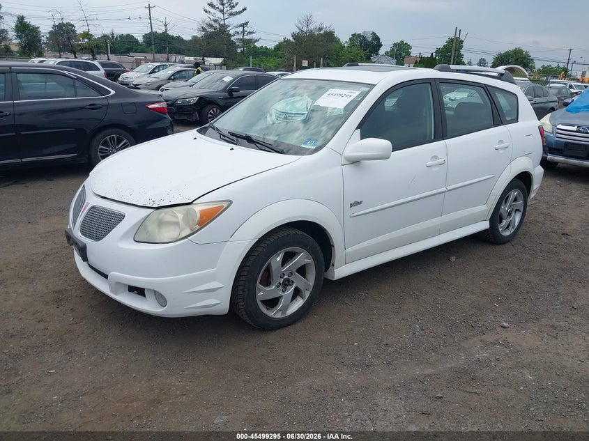 2006 Pontiac Vibe VIN 5Y2SL67806Z452517 IAAI salvage auction — NORMAL WEAR, Clear (New Jersey), sold $750 on 2026-07-06 (photo 2)