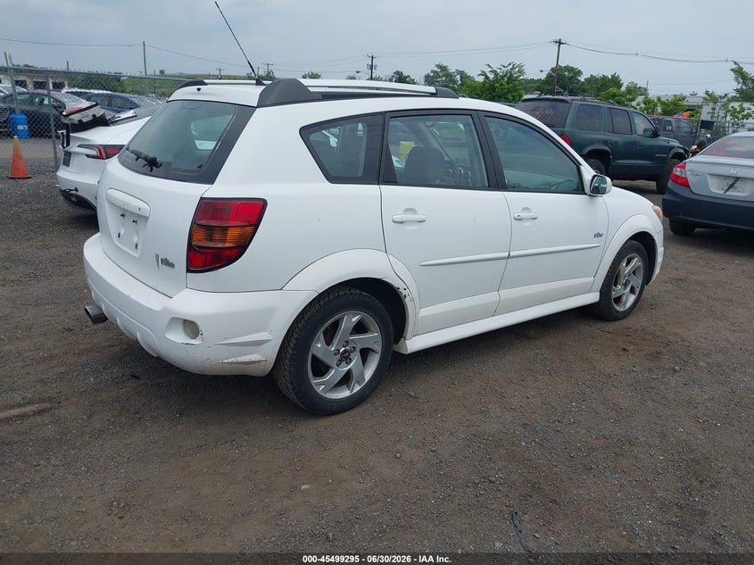 2006 Pontiac Vibe VIN 5Y2SL67806Z452517 IAAI salvage auction — NORMAL WEAR, Clear (New Jersey), sold $750 on 2026-07-06 (photo 4)