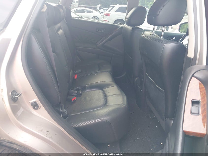 2009 Nissan Murano VIN JN8AZ18W49W102330 IAAI salvage auction — NORMAL WEAR, Clear (Virginia), sold $325 on 2026-07-15 (photo 8)