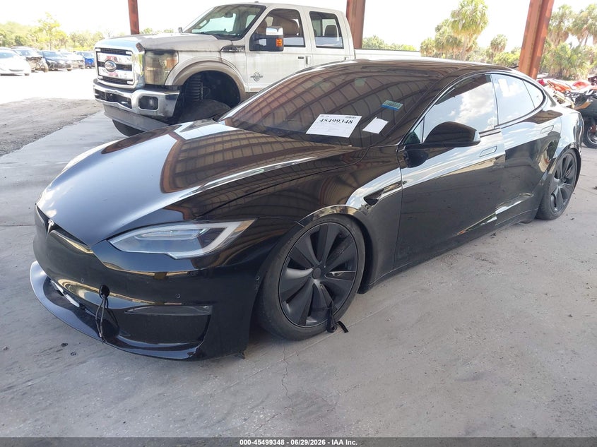 2021 Tesla Model s VIN 5YJSA1E63MF448992 IAAI salvage auction — ELECTRICAL, Clear (Florida), sold $25,650 on 2026-07-14 (photo 2)