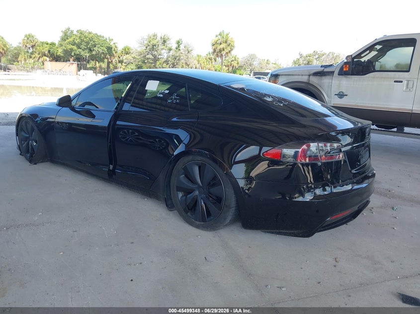 2021 Tesla Model s VIN 5YJSA1E63MF448992 IAAI salvage auction — ELECTRICAL, Clear (Florida), sold $25,650 on 2026-07-14 (photo 3)