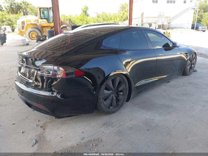 2021 Tesla Model s VIN 5YJSA1E63MF448992 IAAI salvage auction — ELECTRICAL, Clear (Florida), sold $25,650 on 2026-07-14 (photo 4)