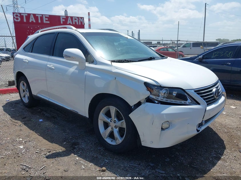 2013 Lexus Rx VIN JTJBK1BAXD2453757 IAAI salvage auction — RIGHT SIDE, Clear (Indiana), sold $5,900 on 2026-07-29 (photo 1)