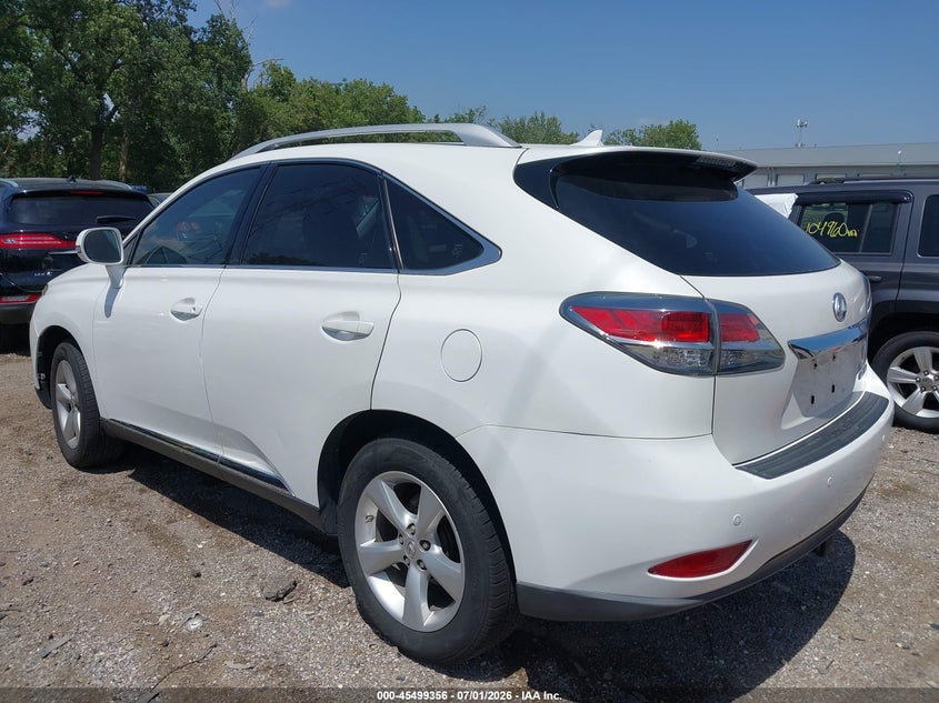 2013 Lexus Rx VIN JTJBK1BAXD2453757 IAAI salvage auction — RIGHT SIDE, Clear (Indiana), sold $5,900 on 2026-07-29 (photo 3)
