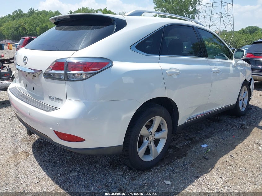2013 Lexus Rx VIN JTJBK1BAXD2453757 IAAI salvage auction — RIGHT SIDE, Clear (Indiana), sold $5,900 on 2026-07-29 (photo 4)